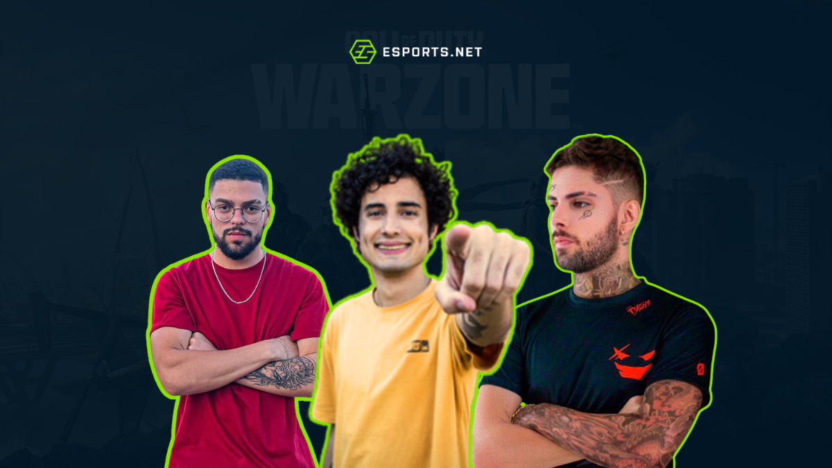 lista dos melhores jogadores de Warzone do Brasil