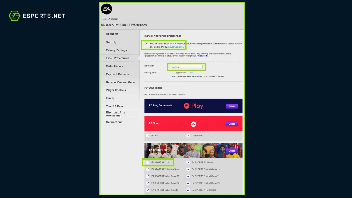 EA FC 25 cadastro no beta