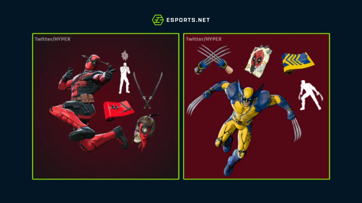 Fortnite Deadpool e Wolverine