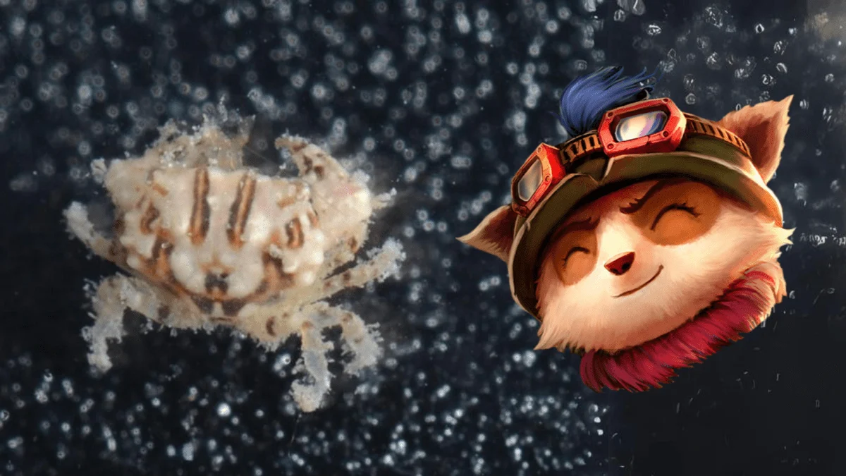 Caranguejo batizado com nome de Teemo