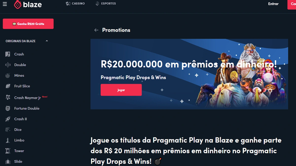 Código promocional Blaze