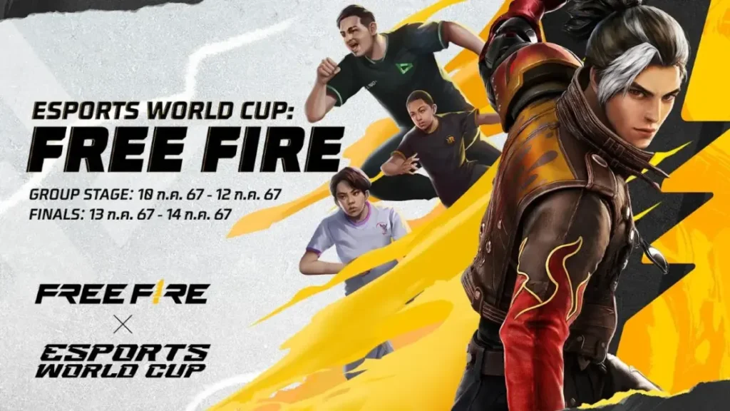 Free Fire na Esports World Cup 2024