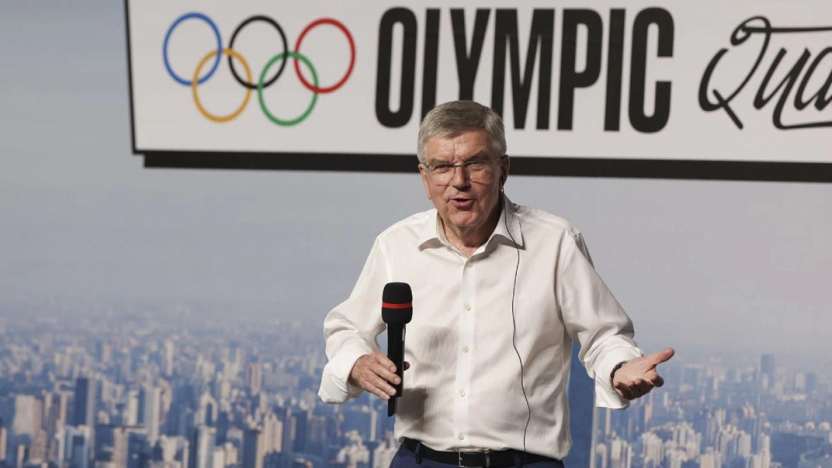 Thomas Bach, presidente do Comitê Olímpico Internacional