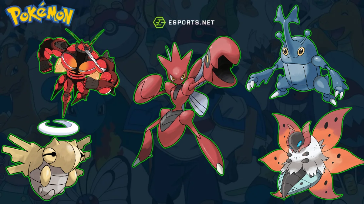 Vantagens e fraquezas do tipo Inseto em Pokémon