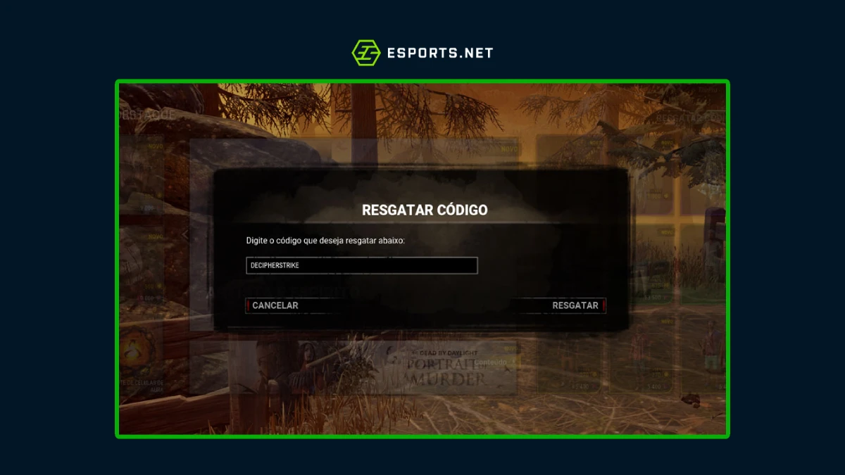Codigos ativos Dead by Daylight
