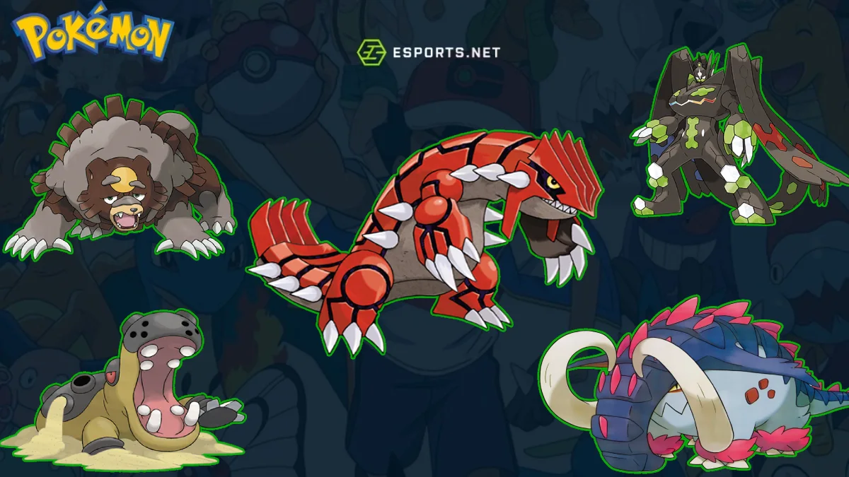 Vantagens e fraquezas do tipo Terrestre em Pokémon