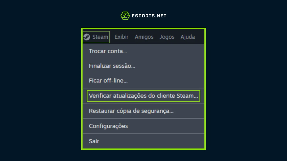 Jogo da Steam não abre