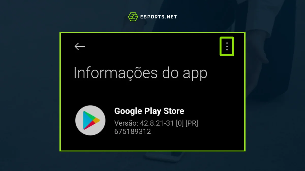 Play Store não abre