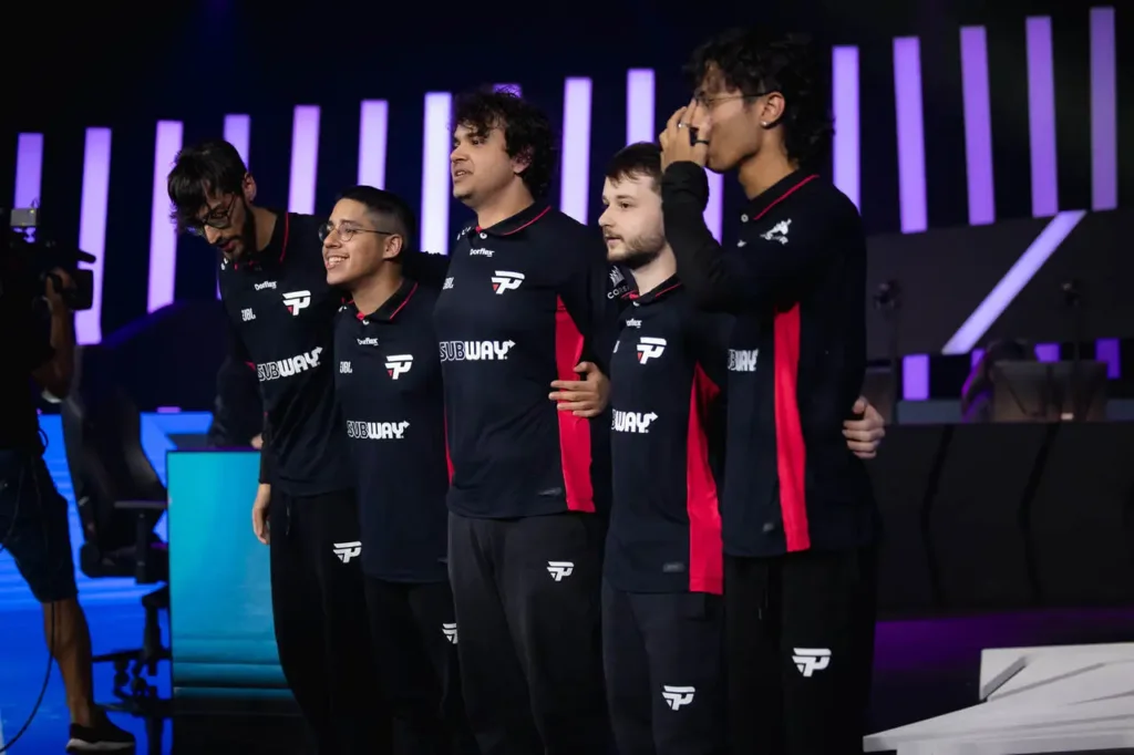Equipe da paiN Gaming Academy, no Américas Challengers 2024
