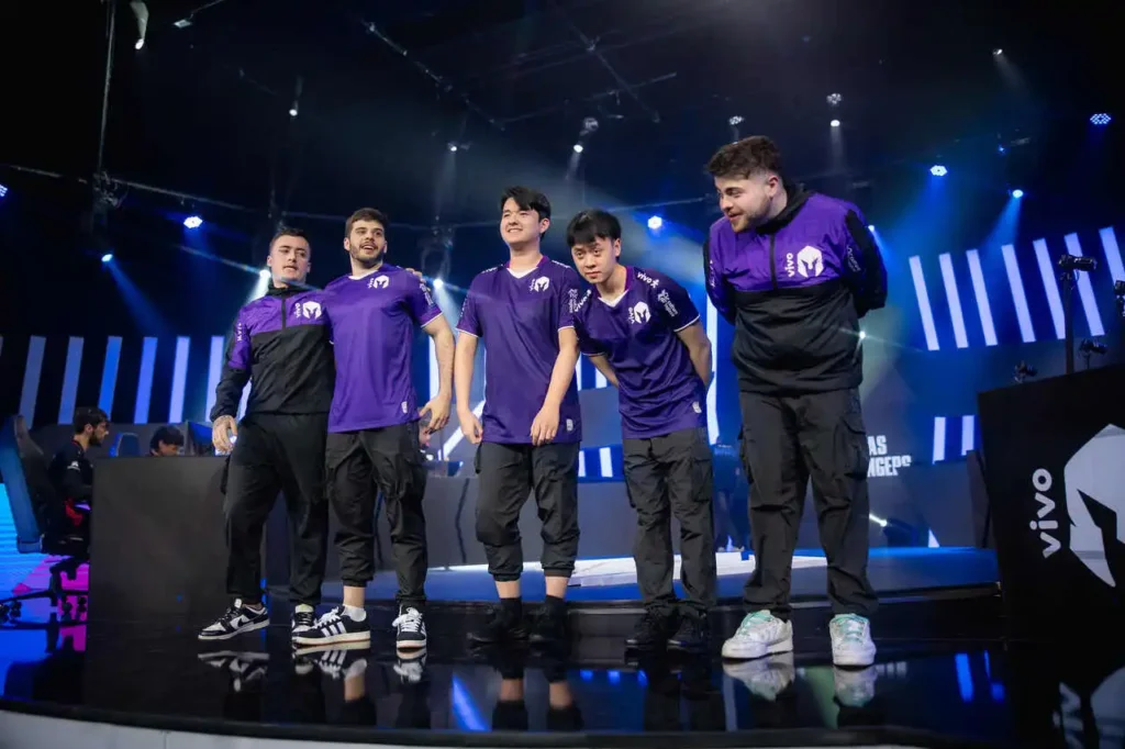 Equipe da Vivo Keyd Stars Academy, no Américas Challengers 2024