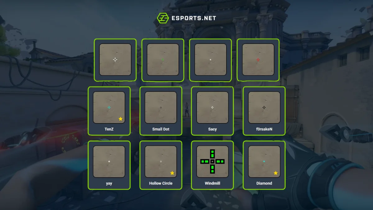 VALORANT crosshair database