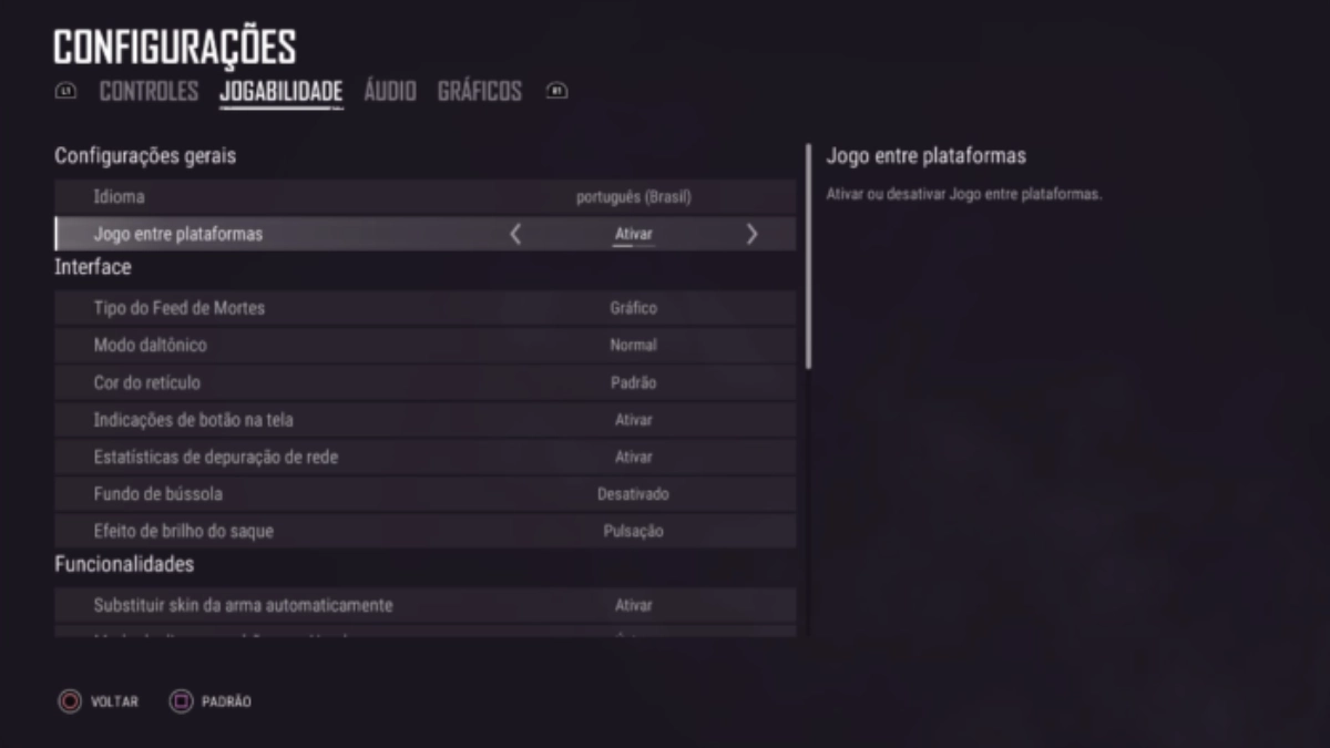 PUBG tem crossplay?