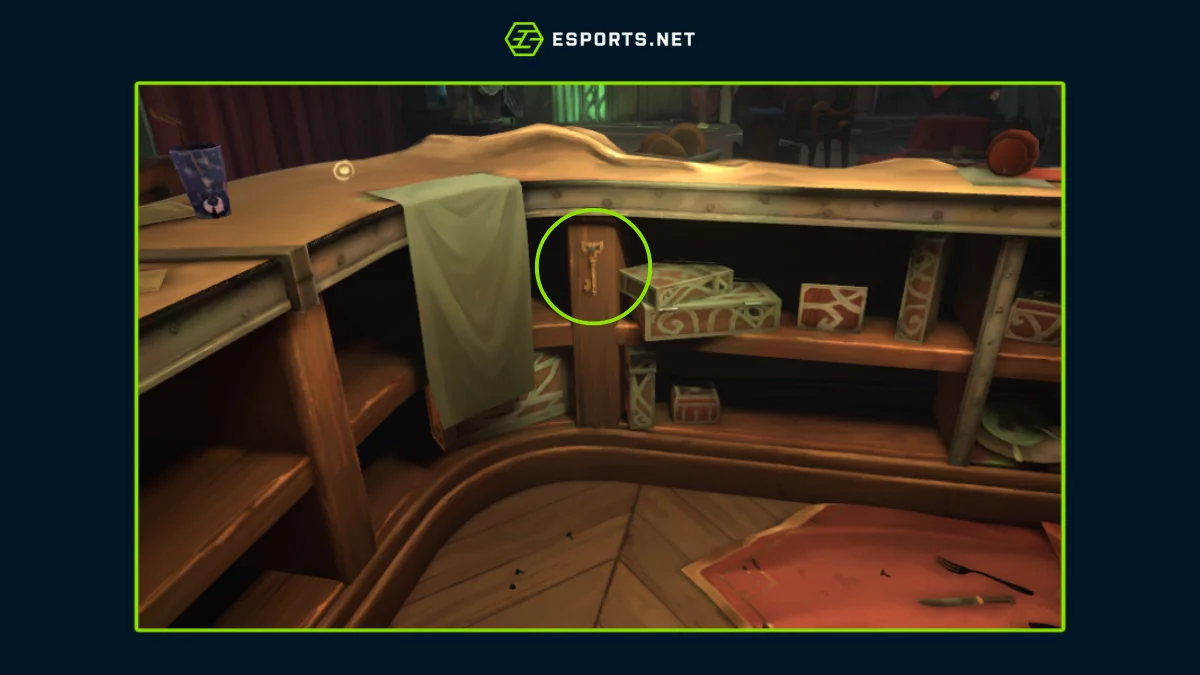 pegue a chave do porão