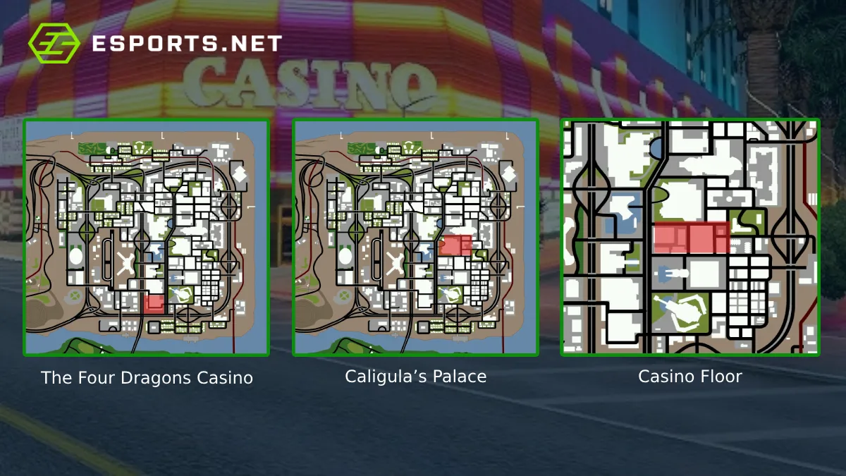 Onde fica o Cassino no GTA San Andreas