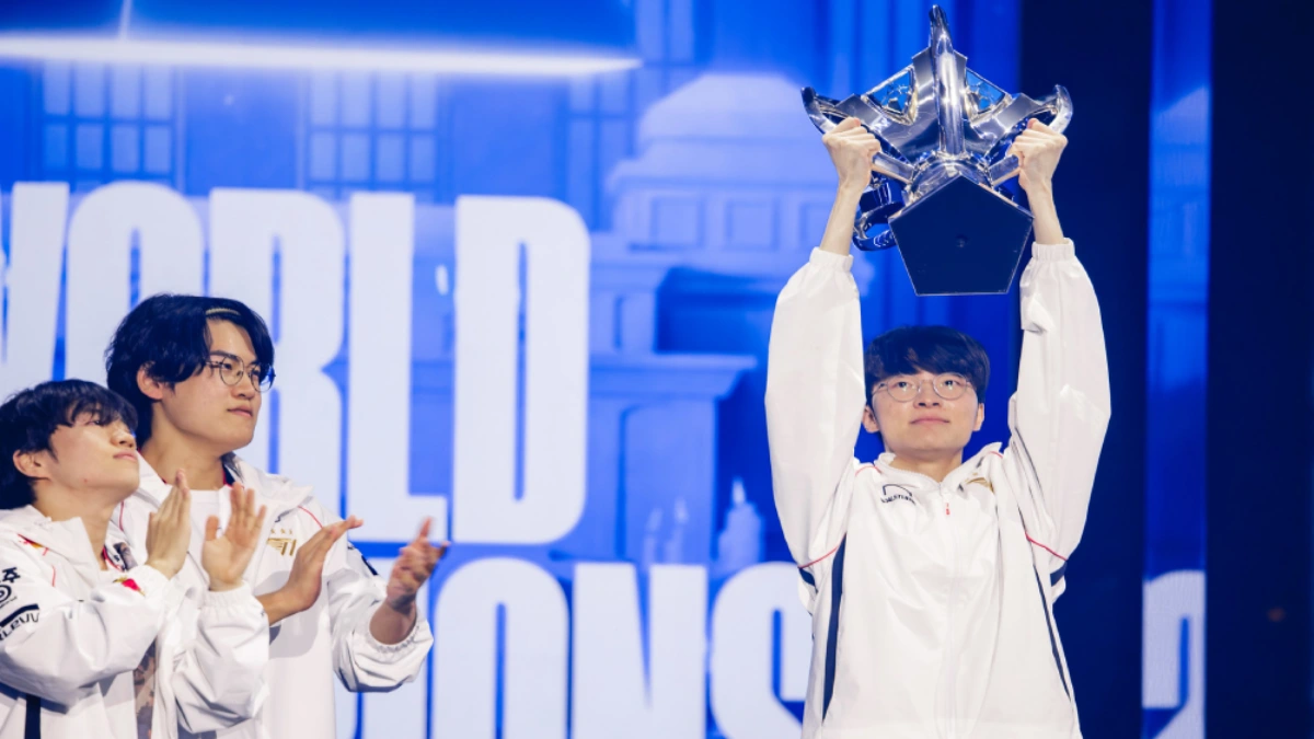 T1 vence Mundial de LoL 2024 / Photo by Colin Young-Wolff