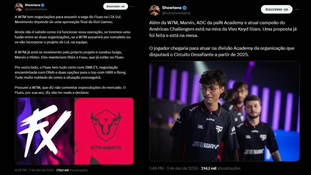 Primeira parte posts Showtana