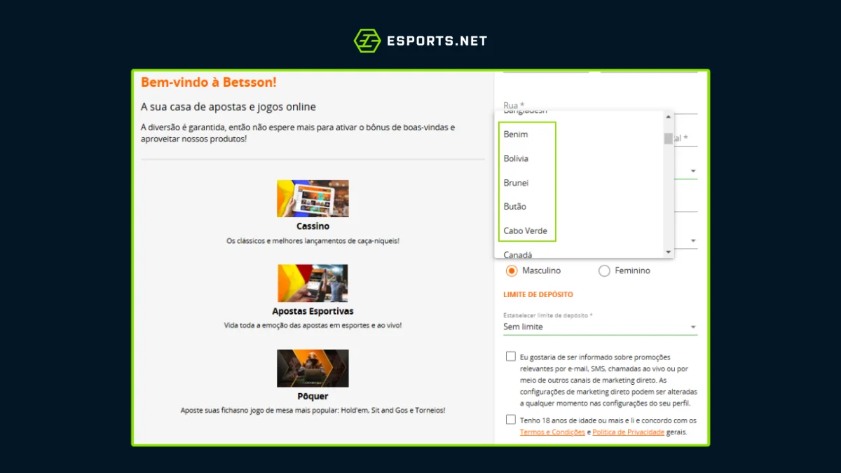 Melhores jogos de Cassino do Betsson