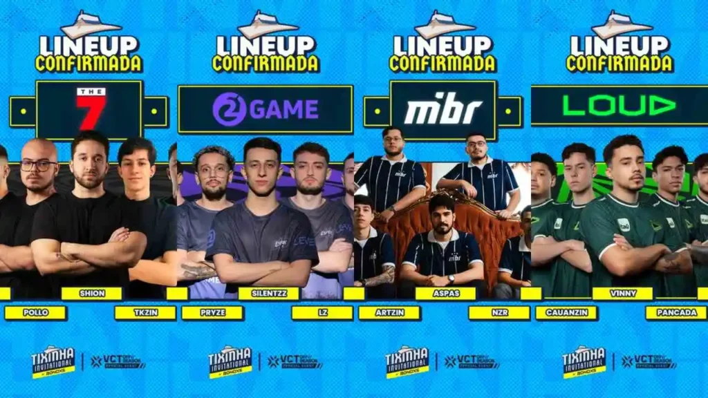 Equipes do grupo B