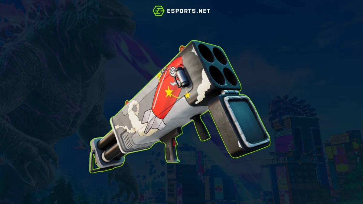 Lançador Quádruplo de Rajada - Fortnite