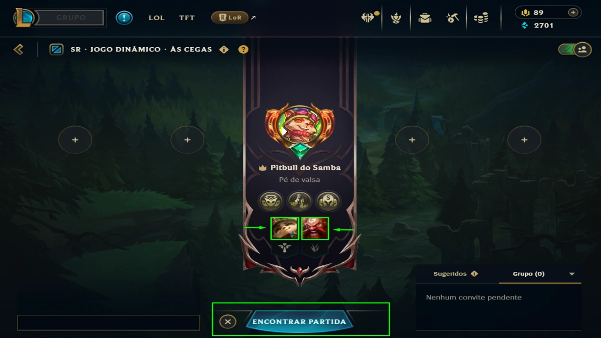 Como jogar o Modo Dinâmico do LoL