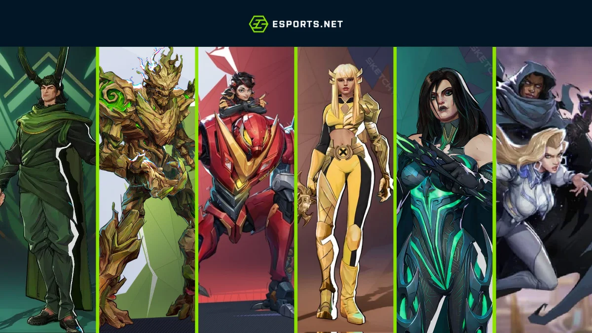 Groot, Peni Parker, Magik, Hela, Manto & Adaga, Loki