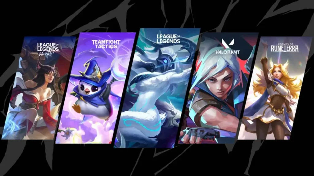 Principais títulos da Riot Games