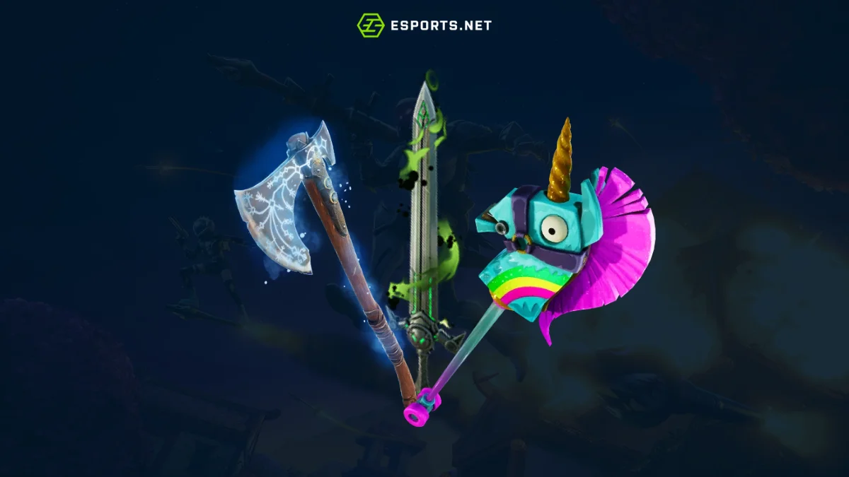 Todas picaretas do Fortnite