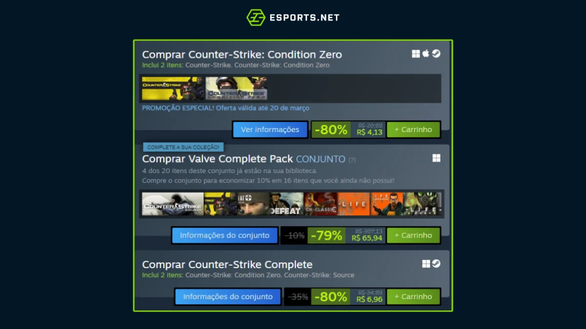 Como baixar Counter Strike 1.6