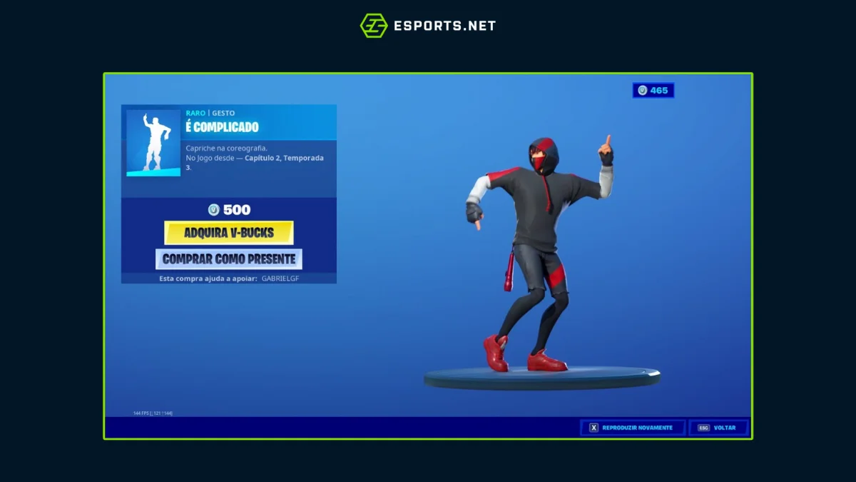 Todas as danças do Fortnite