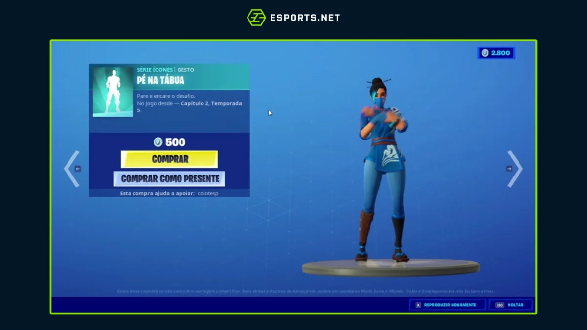 Todas as danças do Fortnite