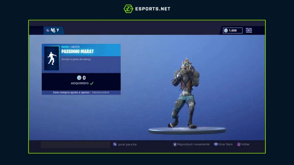 Todas as danças do Fortnite