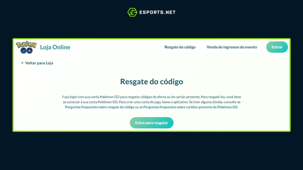 Aprenda a resgatar os códigos de Pokémon GO