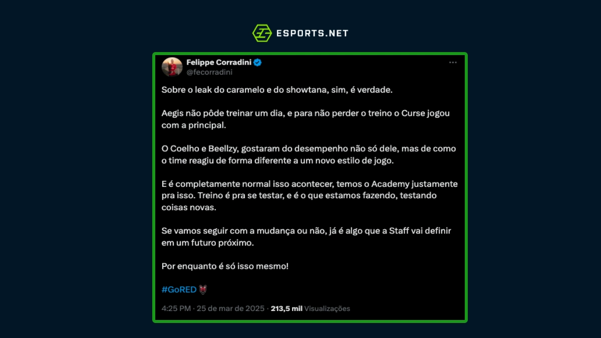 Aegis pode ser substituido na RED no segundo spit LTA SUL 2025