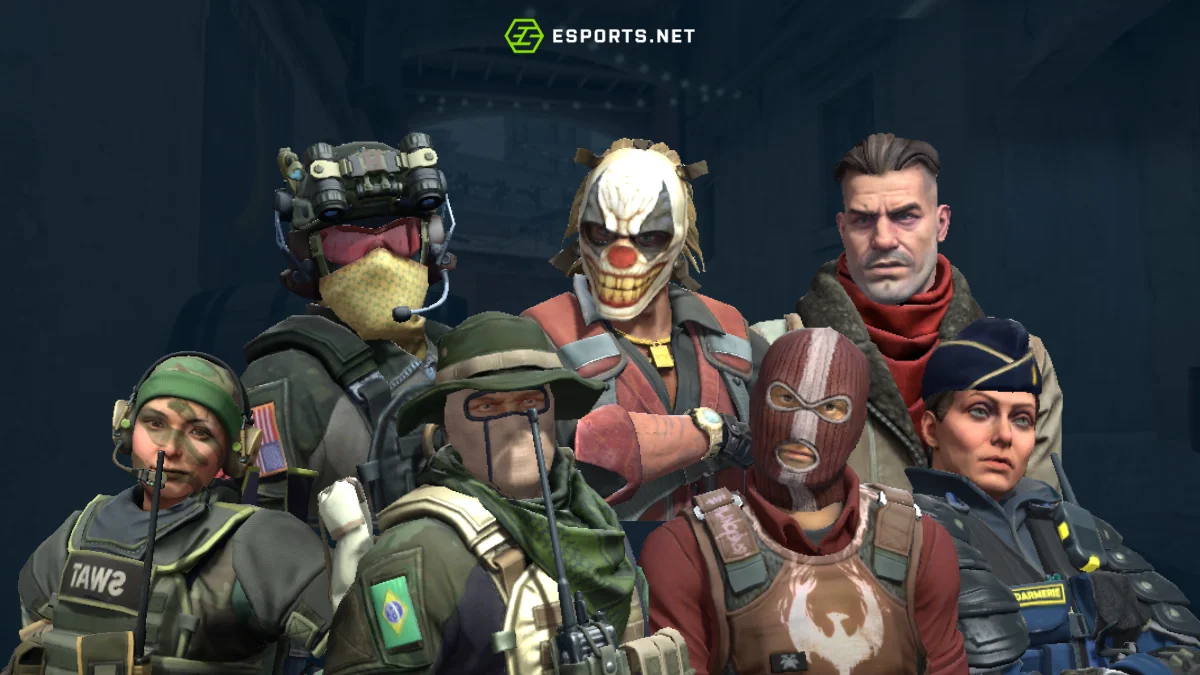 Todos os agentes do CS2