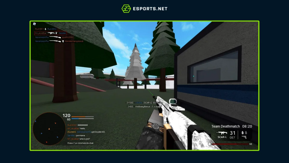 Melhores jogos de tiro do Roblox