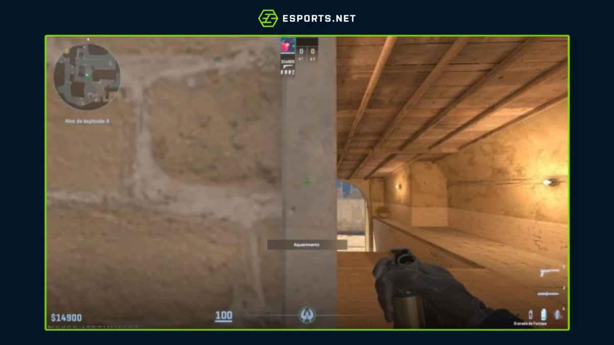 Melhores smokes Mirage no CS2