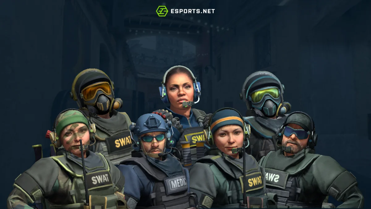 Todos os agentes do CS2