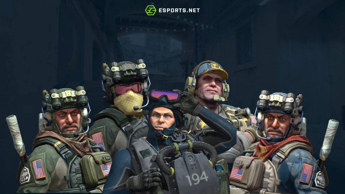 Todos os agentes do CS2