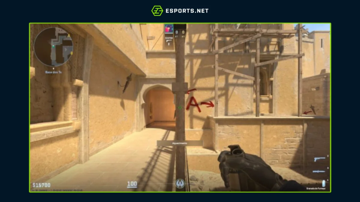 Melhores smokes Mirage no CS2