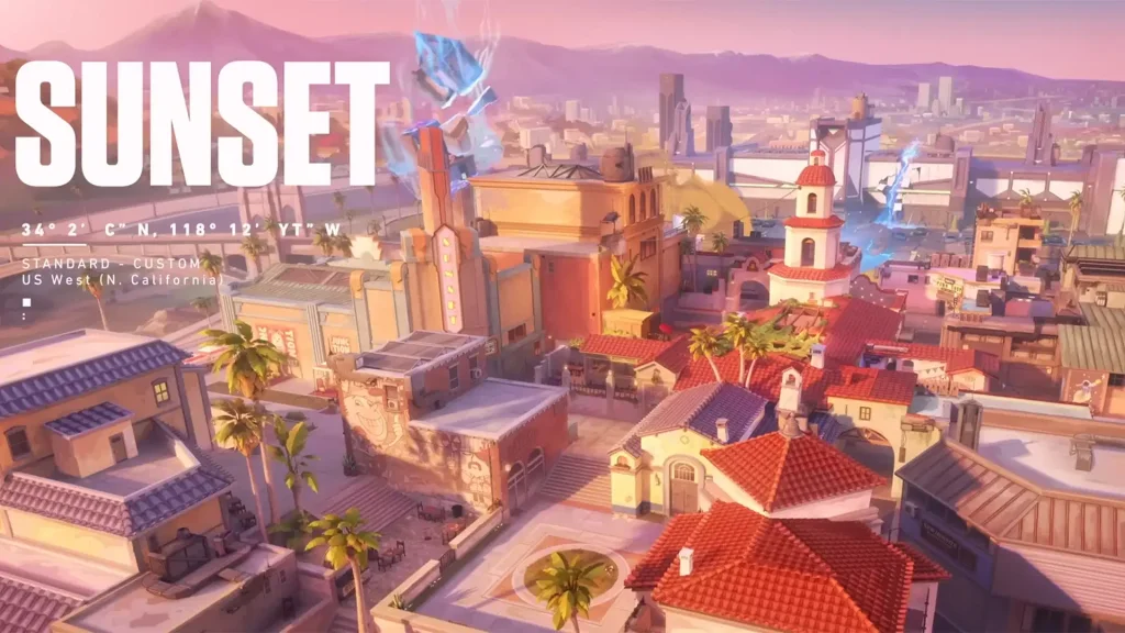 Mapa Sunset VALORANT