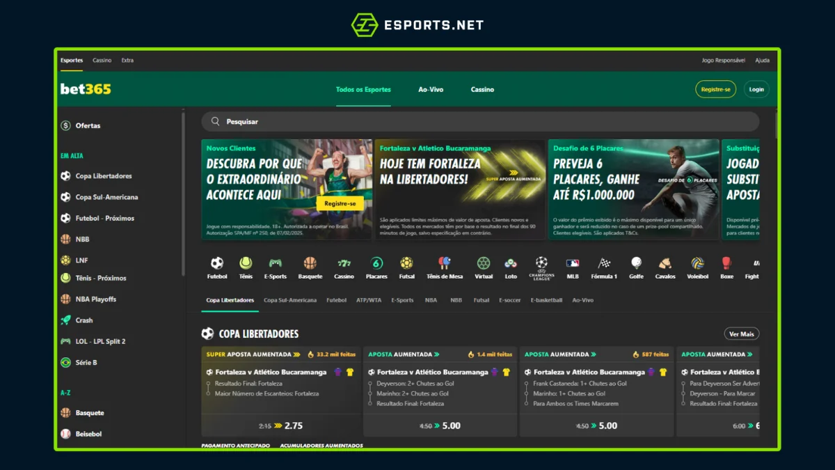 Novas plataformas de Cassino e apostas 2025