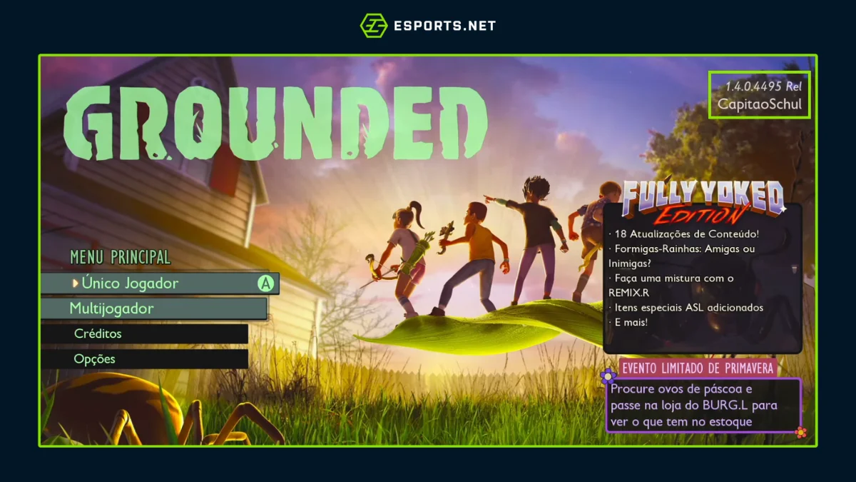 Grounded tem crossplay?