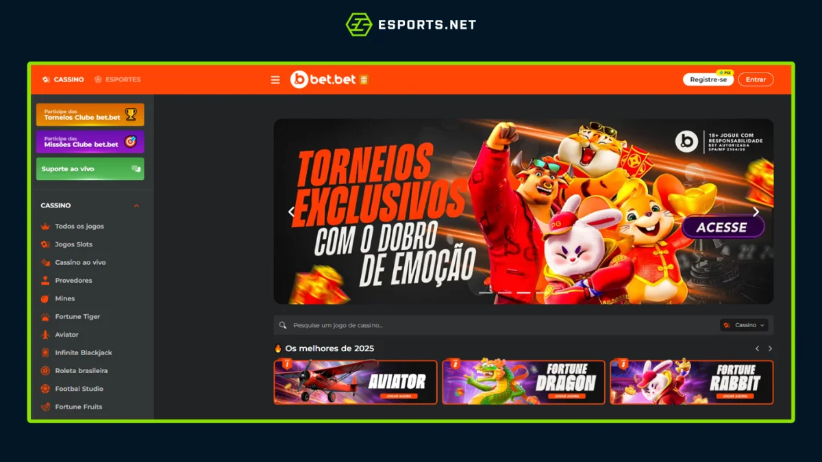 Novas plataformas de Cassino e apostas 2025