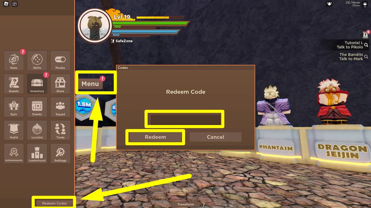 Códigos Dragon Blox