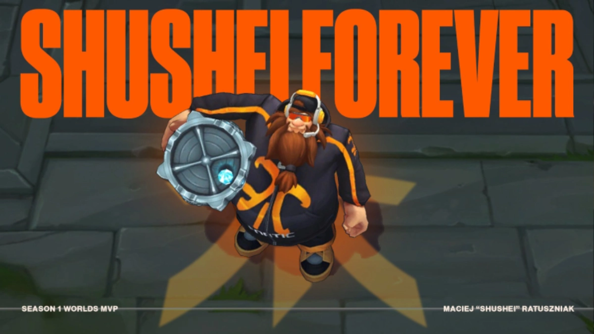 LoL homenageia Shushei com título e skin grátis
