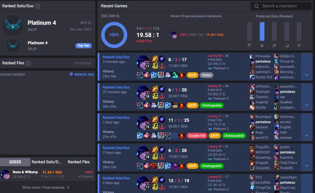 Pentaless1s Screenshot