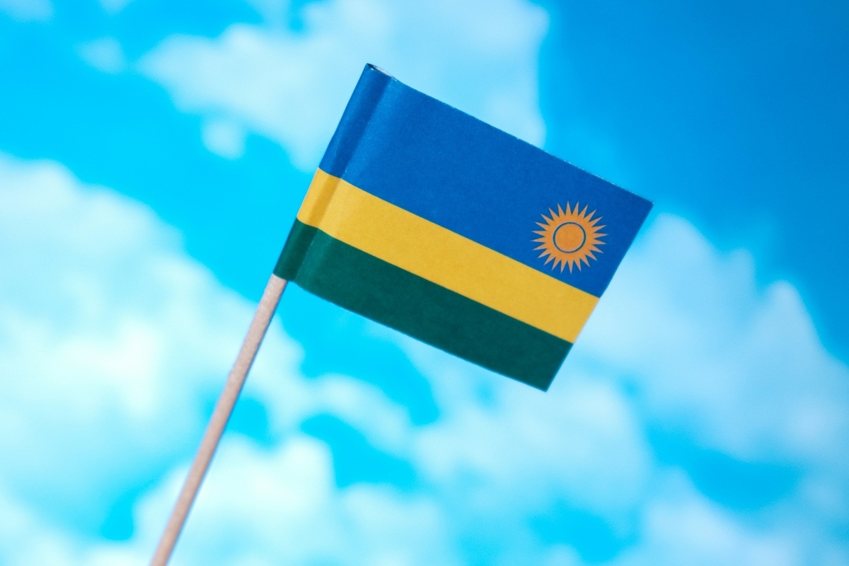 Ruanda Flagge
