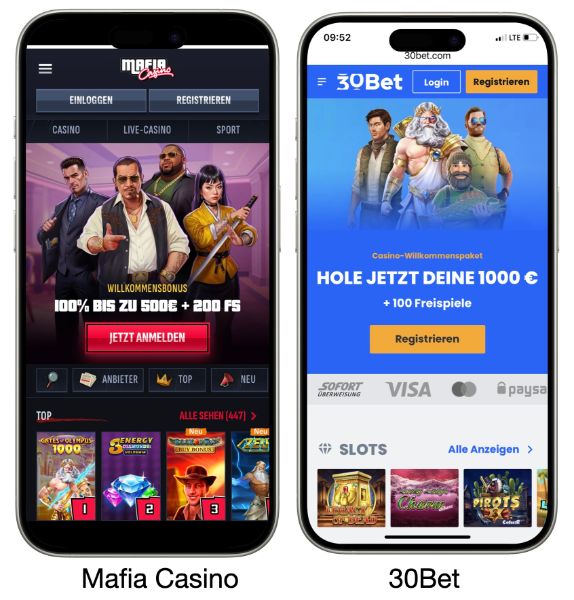 mafia casino vs 30 Bet
Casinos mit 5 Euro Einzahlung – Willkommensbonus