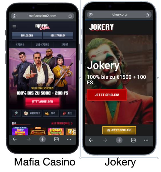 Mafia vs Jokery
Live Casino Gameshows