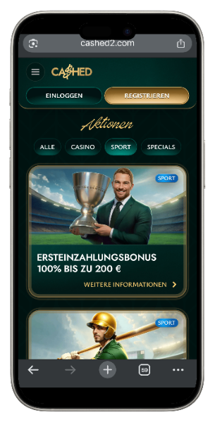 Cashed Sportwetten